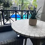 The Electric Blue Abode With A Gorgeous Pool View