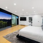 Luxurious Glass Mansion With Pool, Jacuzzi, Sauna