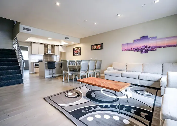Hollywood Central Townhomes With Dtla View, Hollywood Sign Pvt Rooftop