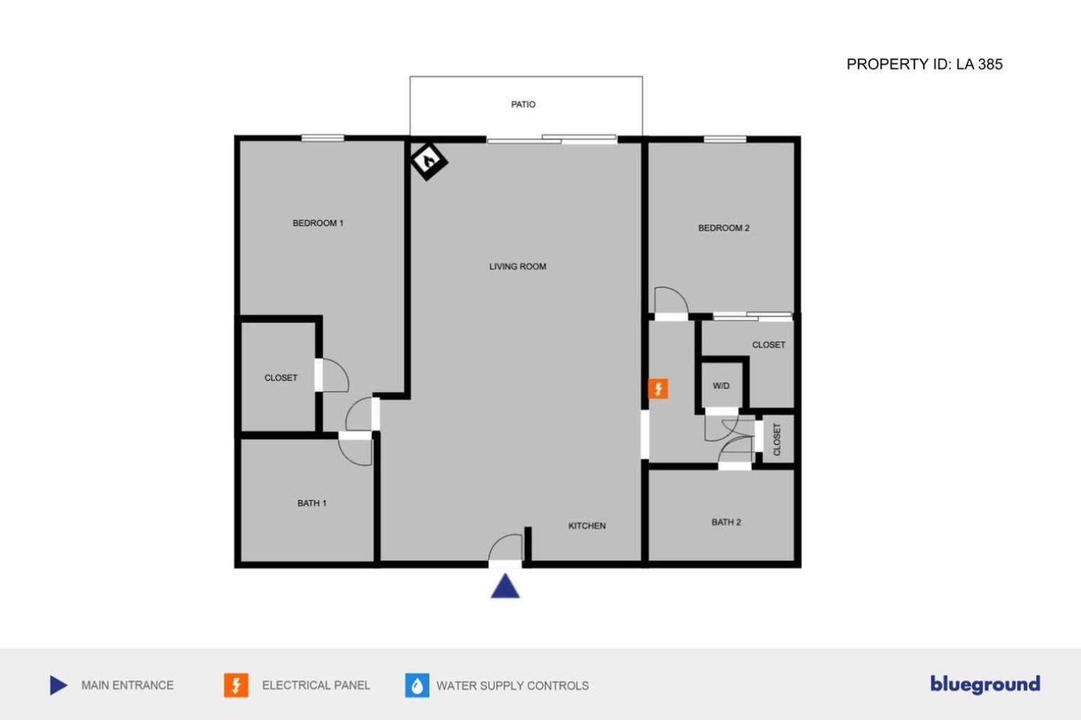 Brentwood 2br W Courtyard Nr Shops Dining Lax-385 *