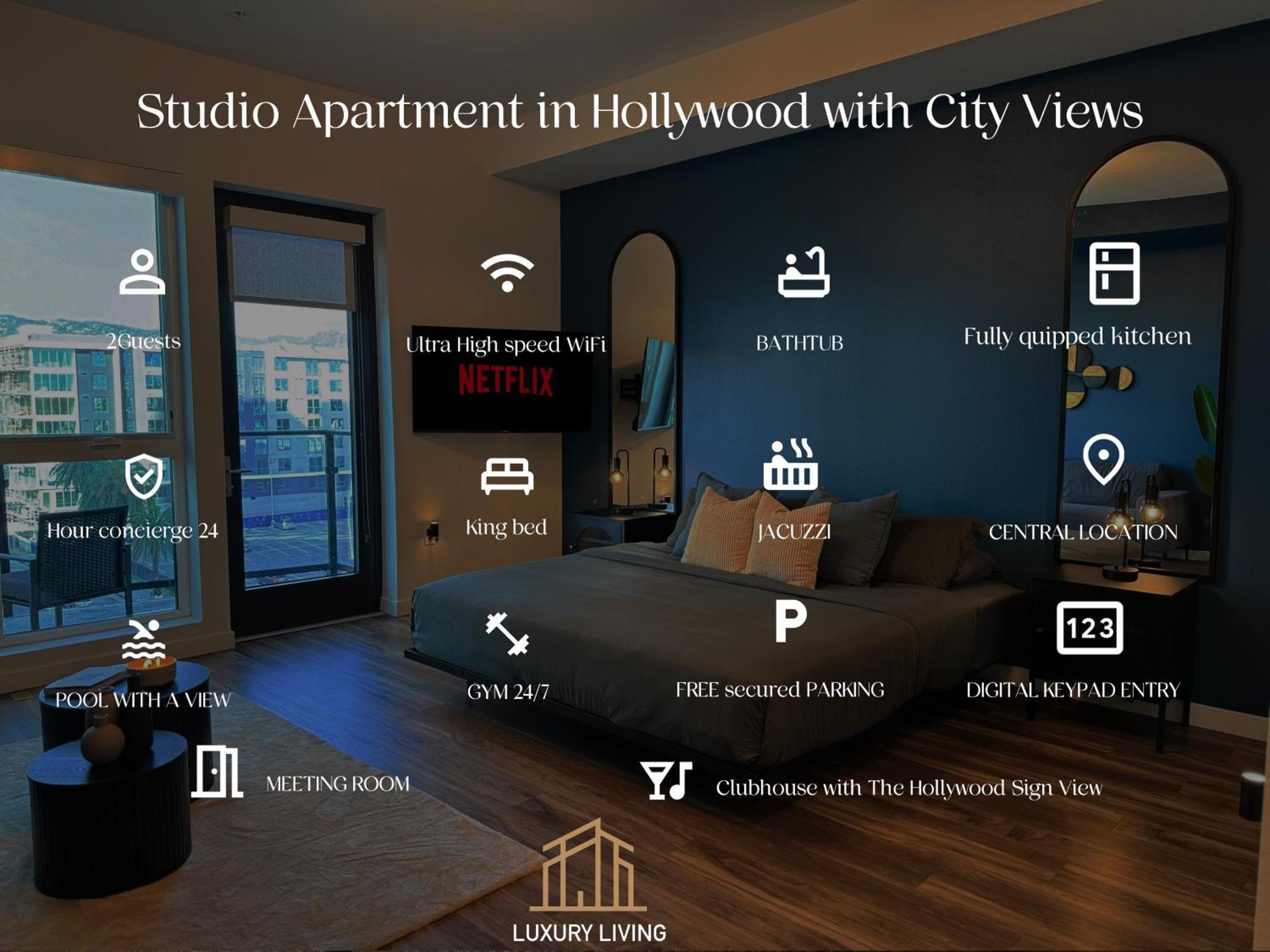 Modern London Style In Hollywood -free Parking