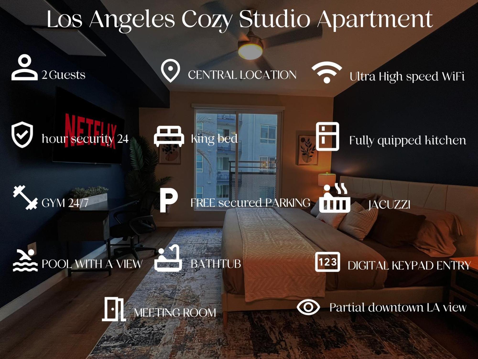 Modern Mid-century In La - Free Parking - Pool Apartment *