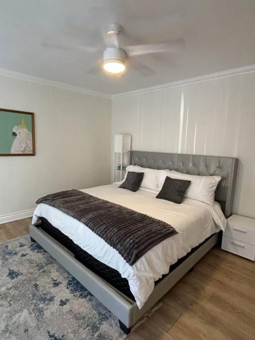 King Size Bed In Cozy, Modern Hollywood Place Apartment Los Angeles