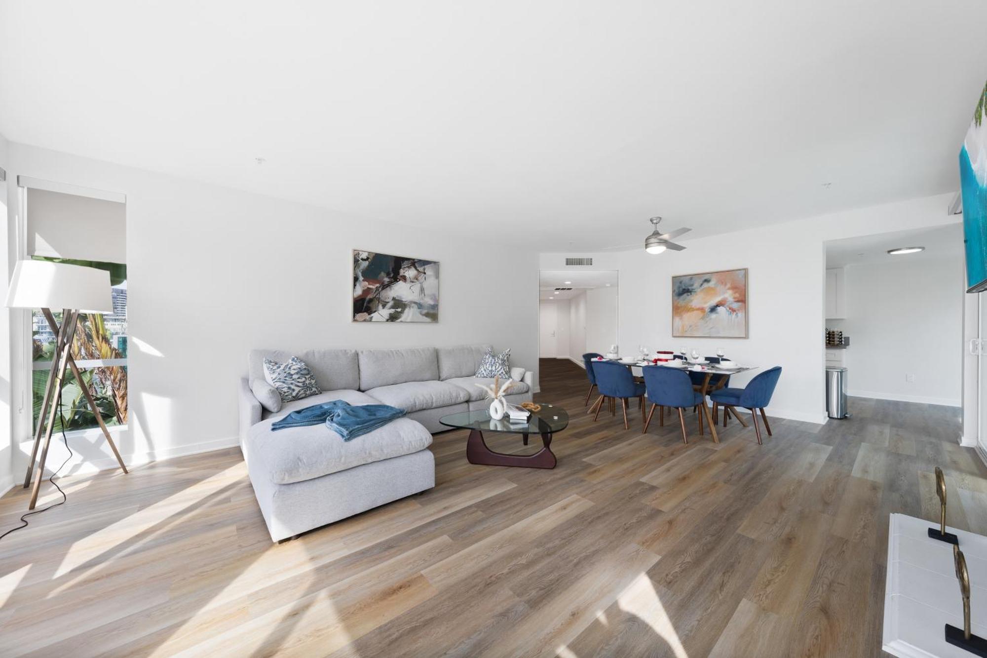 Apartment The Turquoise Lounge - Chic 2br View Pool, Sauna