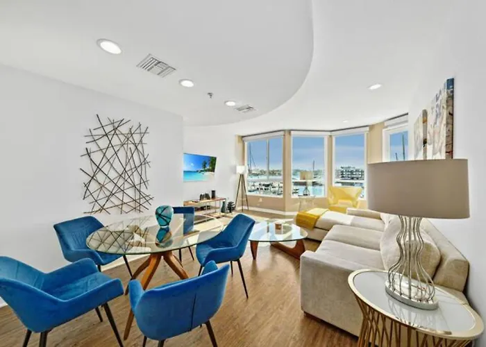 The Coral Loft - Marina Bliss Water View 2Br Pool, Gym