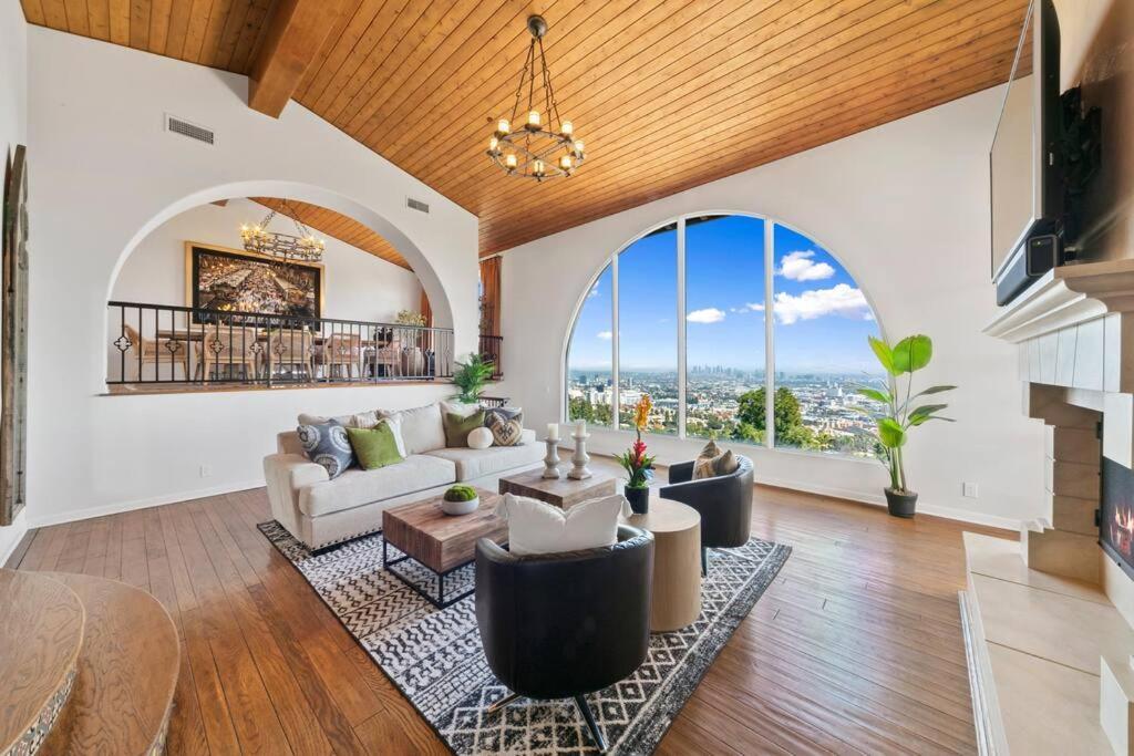 Hollywood Hills Luxury Spanish Estate With Pool & Views Los Angeles
