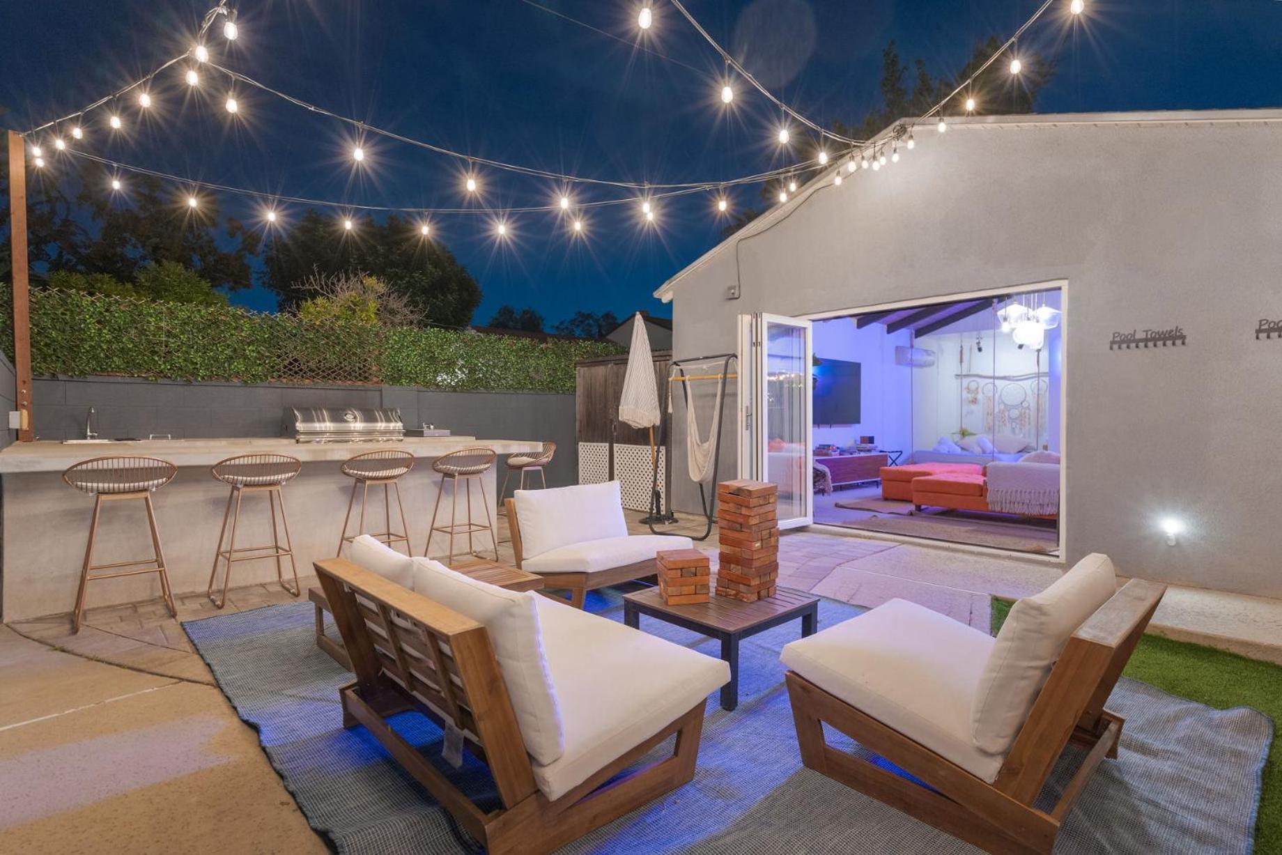 Angel&Rose Universal Hollywood Heated Pool House King Bed Holiday home