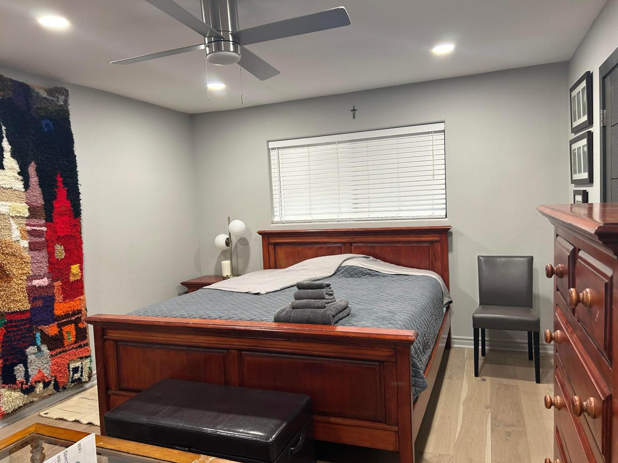 A Luxury Master Bedroom In A *