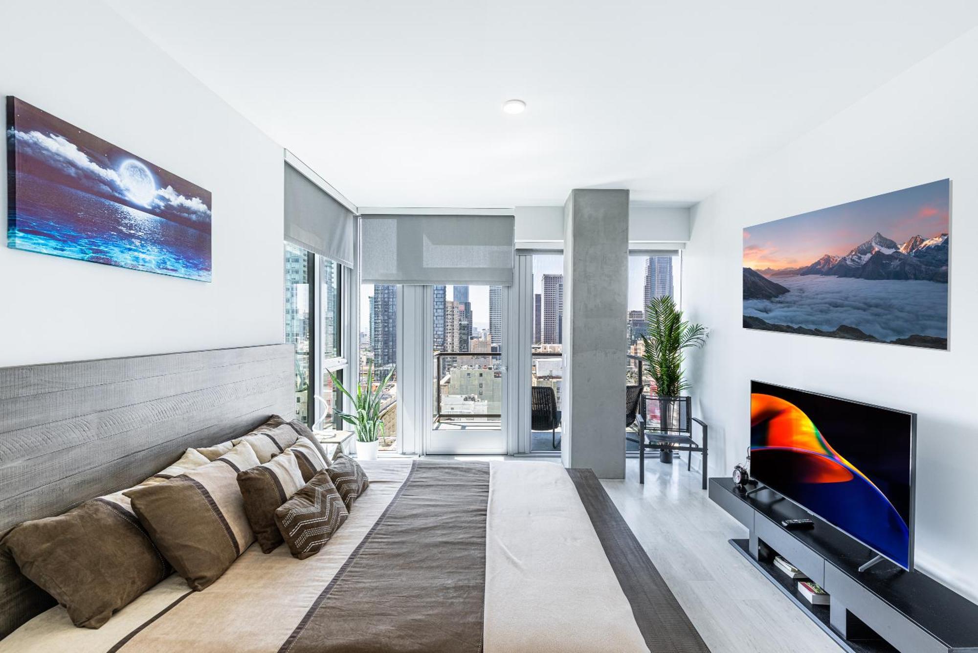 Apartment Floor High Rise 3 Bed Dtla Skyscraper Penthouse *