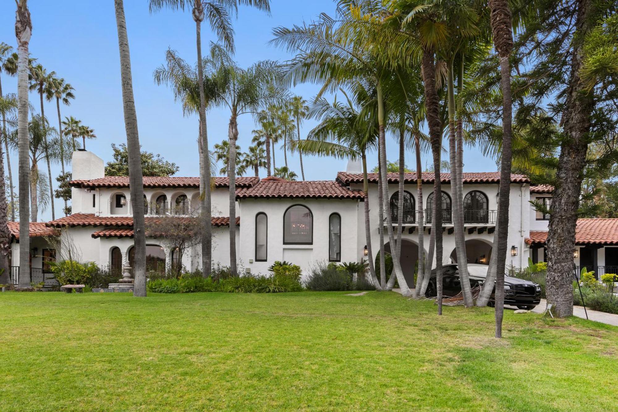 Contemporary Spanish Estate In Beverly Hills Villa Los Angeles